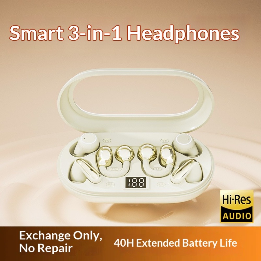 Running Gear Phone Holder - 3-in-1 kabellose In-Ear-Bluetooth-Kopfhörer mit kurzen Bügeln,