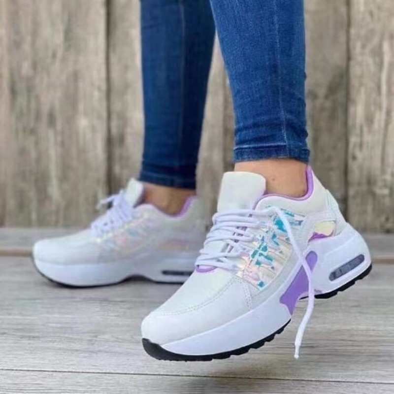 Damenmode-Sneaker mit Plateau, – Running Gear Shoes Bewertung und Preis